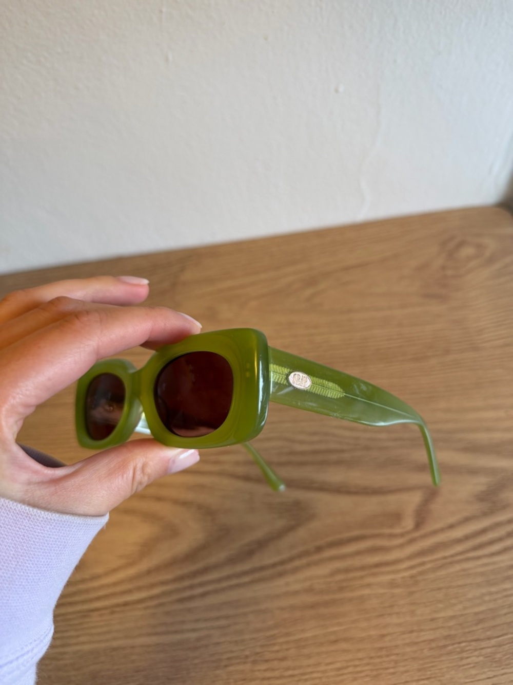 Crap Eyewear Supa Phreek Green Chunky Sunglasses